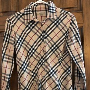 Burberry button up cotton shirt
